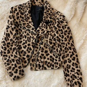 Zara leopard print jacket